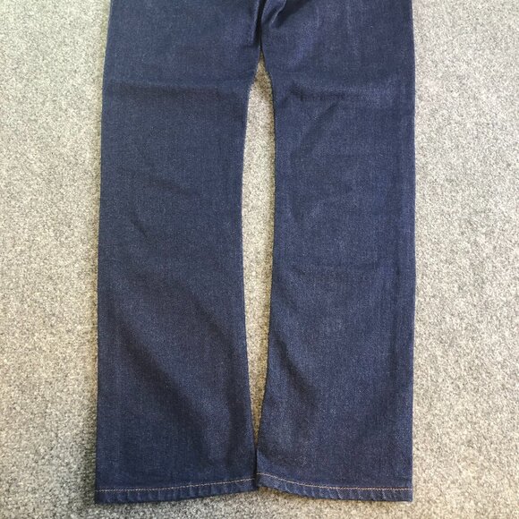 Mott and Bow Boyfriend Jeans Womens 28x32 Blue Denim Dark Wash Stretch Casual - Picture 10 of 11